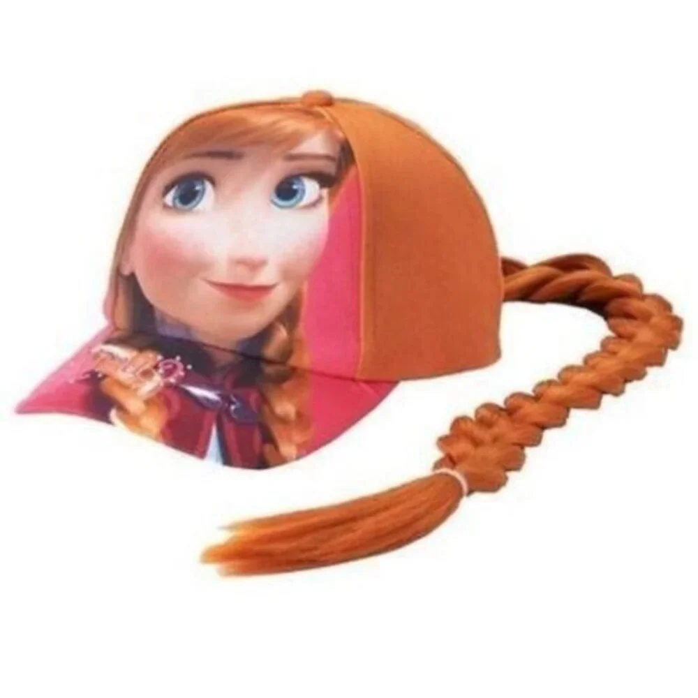 Disney X Frozen | Princess Anna Girls Baseball Cap With Red Hair | One Size